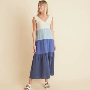 Marine Layer Colorblock Corinne Maxi Dress XS